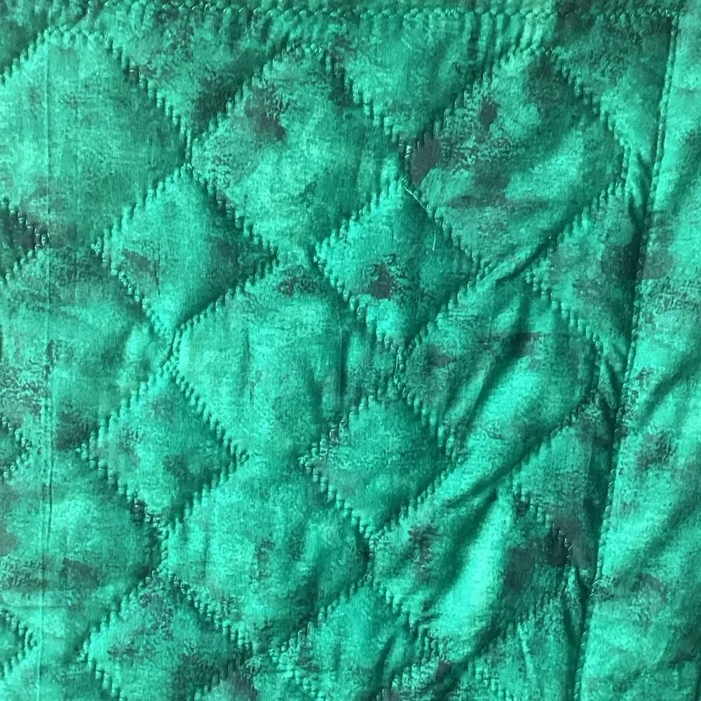 NWT Hand Crafted Colors of Green Quilt